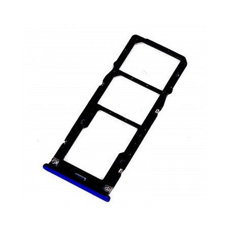 Bandeja De Tarjeta SIM Micro SD para Xiaomi Mi Play Azul
