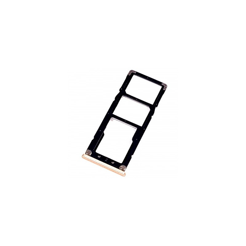 Bandeja Dual Nano SIM/SD dorada para Xiaomi Redmi Note 5A/Note 5A Prime