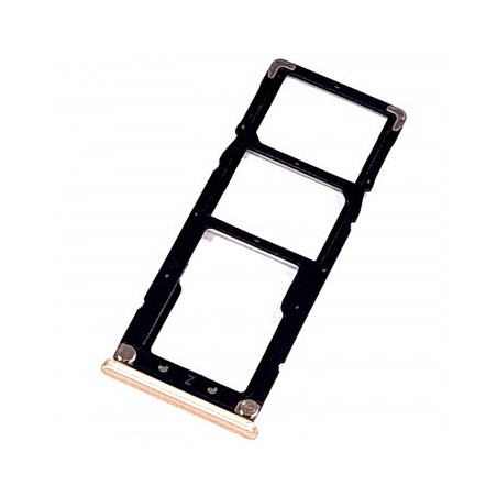 Bandeja Dual Nano SIM/SD dorada para Xiaomi Redmi Note 5A/Note 5A Prime