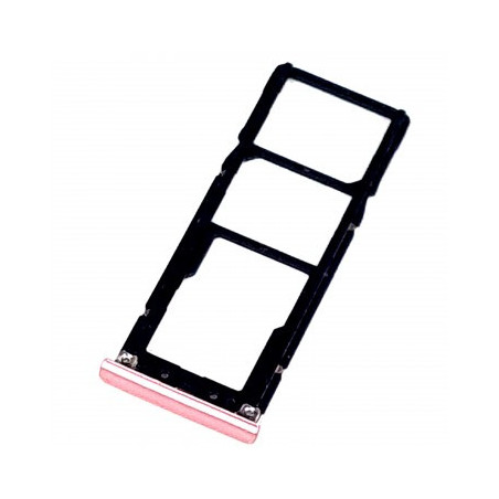 Bandeja Dual Nano SIM/SD rosa para Xiaomi Redmi Note 5A/Note 5A Prime