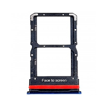 Bandeja Dual SIM azul para Xiaomi Mi 10 Lite 5G