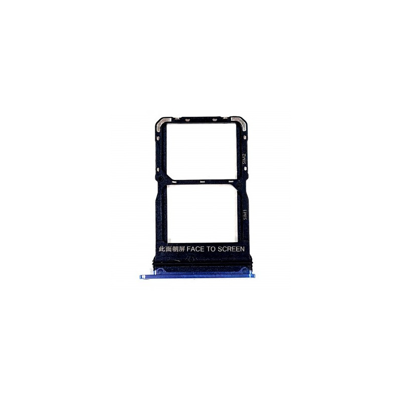 Bandeja Dual SIM gris/twilight grey para Xiaomi Mi 10 5G/Mi 10 Pro 5G