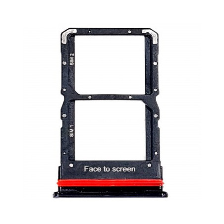 Bandeja Dual SIM negro para Xiaomi Mi 10 Lite 5G