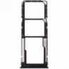 Bandeja Dual SIM y SD negro para Xiaomi Redmi Note 8/Note 8t