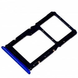 Bandeja Dual SIM+Micro SD azul para Xiaomi Redmi Note 7
