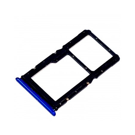 Bandeja Dual SIM+Micro SD azul para Xiaomi Redmi Note 7