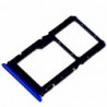 Bandeja Dual SIM+Micro SD azul para Xiaomi Redmi Note 7