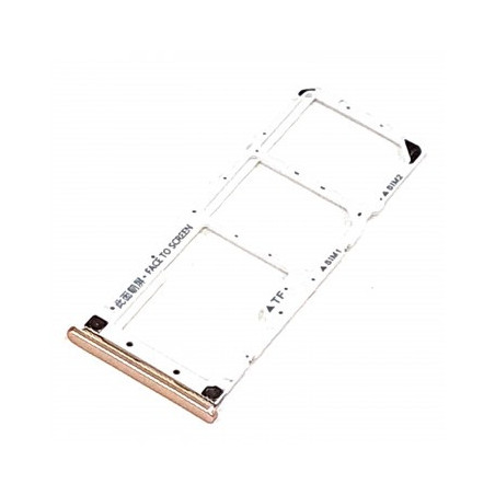 Bandeja Dual SIM+Micro SD dorado para Xiaomi Mi A2 Lite/Redmi 6 Pro