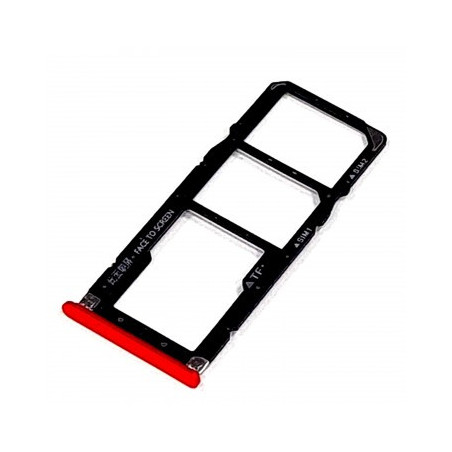 Bandeja Dual SIM+Micro SD roja para Xiaomi Mi A2 Lite/Redmi 6 Pro