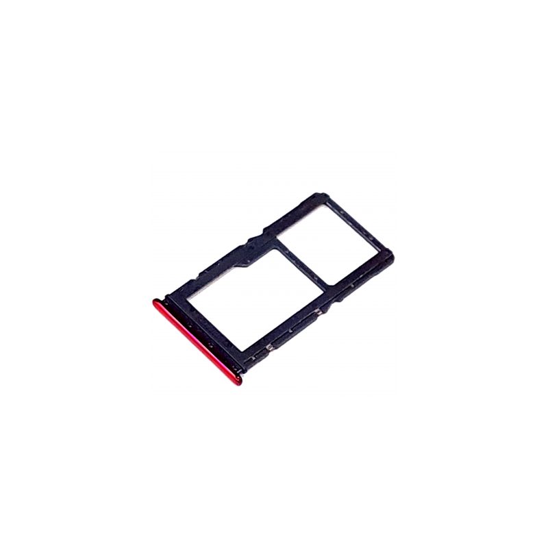 Bandeja Dual SIM+Micro SD roja para Xiaomi Redmi Note 7