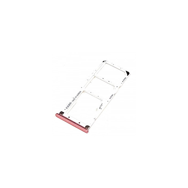 Bandeja Dual SIM+Micro SD rosa para Xiaomi Mi A2 Lite/Redmi 6 Pro