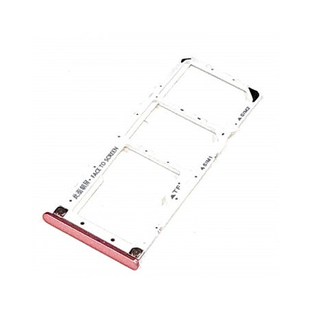 Bandeja Dual SIM+Micro SD rosa para Xiaomi Mi A2 Lite/Redmi 6 Pro