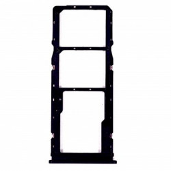 Bandeja dual SIM+SD negra para Xiaomi Redmi 9T/Pocophone M3