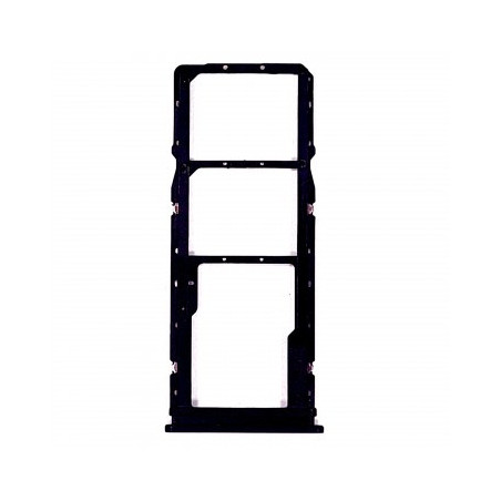 Bandeja dual SIM+SD negra para Xiaomi Redmi 9T/Pocophone M3