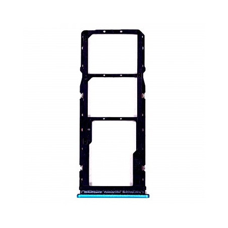 Bandeja dual SIM+SD verde para Xiaomi Redmi 9T/Pocophone M3