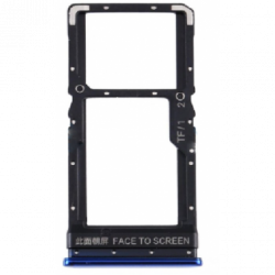 Bandeja Dual SIM/Micro SD Azul para Xiaomi Pocophone X3