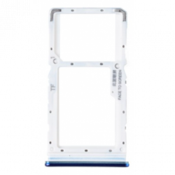 Bandeja Dual SIM/Micro SD azul para Xiaomi Redmi Note 8 Pro M1906G7