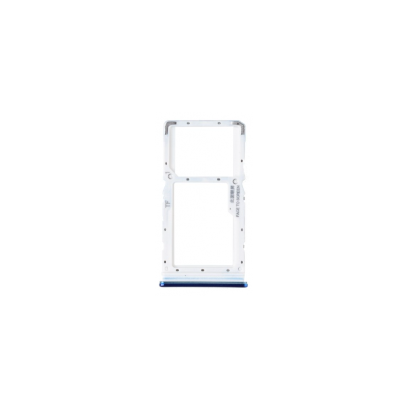 Bandeja Dual SIM/Micro SD azul para Xiaomi Redmi Note 8 Pro M1906G7