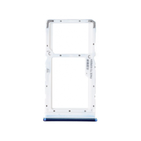 Bandeja Dual SIM/Micro SD azul para Xiaomi Redmi Note 8 Pro M1906G7