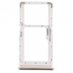 Bandeja Dual SIM/Micro SD blanca para Xiaomi Redmi Note 8 Pro M1906G7