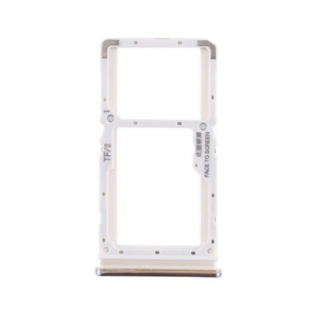Bandeja Dual SIM/Micro SD blanca para Xiaomi Redmi Note 8 Pro M1906G7