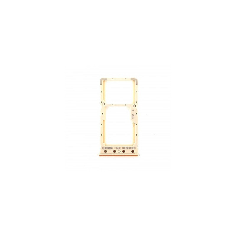 Bandeja Dual SIM/Micro SD dorada para Xiaomi Redmi 6/Redmi 6A
