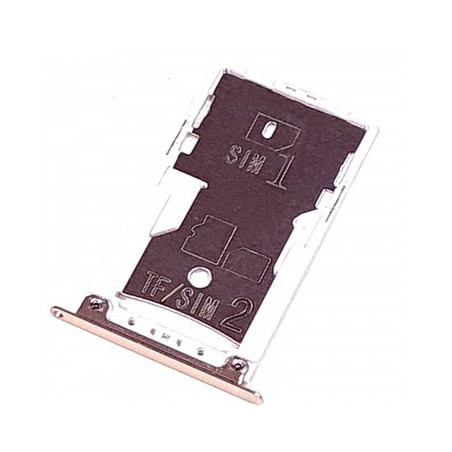 Bandeja Dual SIM/SD dorado para Xiaomi Redmi Note 4X
