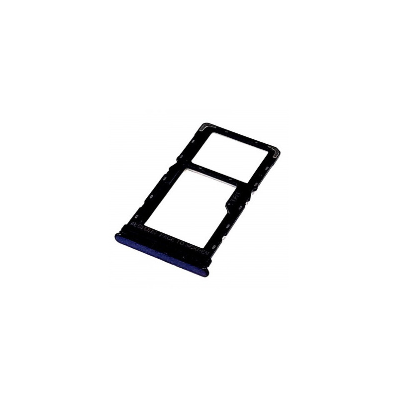 Bandeja Dual SIM/SD negro para Xiaomi Mi A3 CC9E M1906F9SH
