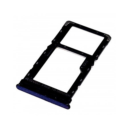 Bandeja Dual SIM/SD negro para Xiaomi Mi A3 CC9E M1906F9SH