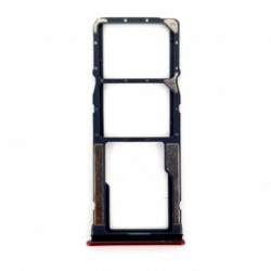 Bandeja Dual SIM/SD roja eclipse para Xiaomi Redmi 7