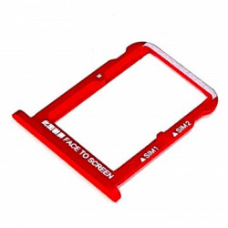 Bandeja Dual SIM/SD roja para Xiaomi Mi A2 M1804D2SG/Mi 6X