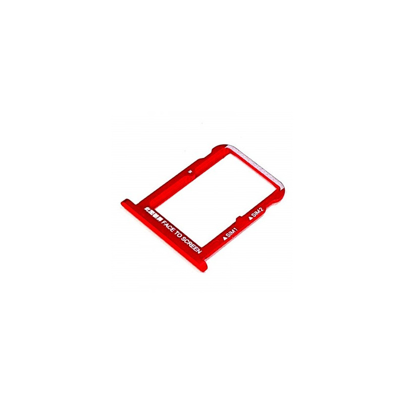 Bandeja Dual SIM/SD roja para Xiaomi Mi A2 M1804D2SG/Mi 6X