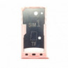 Bandeja Dual SIM/SD rosa para Xiaomi Redmi 5A