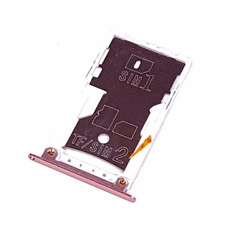 Bandeja Dual SIM/SD rosa para Xiaomi Redmi Note 4X