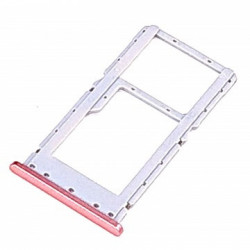 Bandeja Dual SIM/SD rosa para Xiaomi Redmi Note 6 Pro