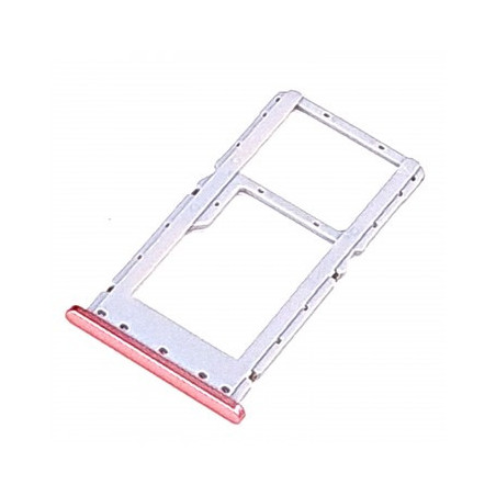 Bandeja Dual SIM/SD rosa para Xiaomi Redmi Note 6 Pro