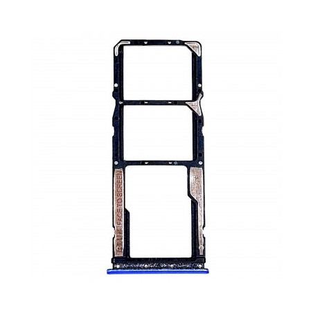 Bandeja SIM/Micro SD azul para Xiaomi Redmi 9T/Pocophone M3