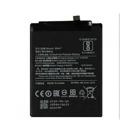 BATERIA BN47 PARA XIAOMI MI A2 LITE REDMI 6 PRO