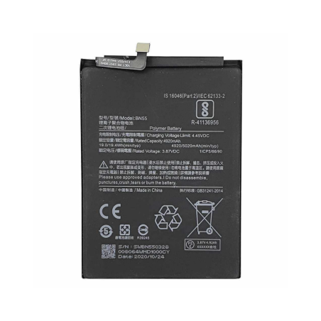 Bateria BN55  Xiaomi Redmi Note 9S M2003J6A1G