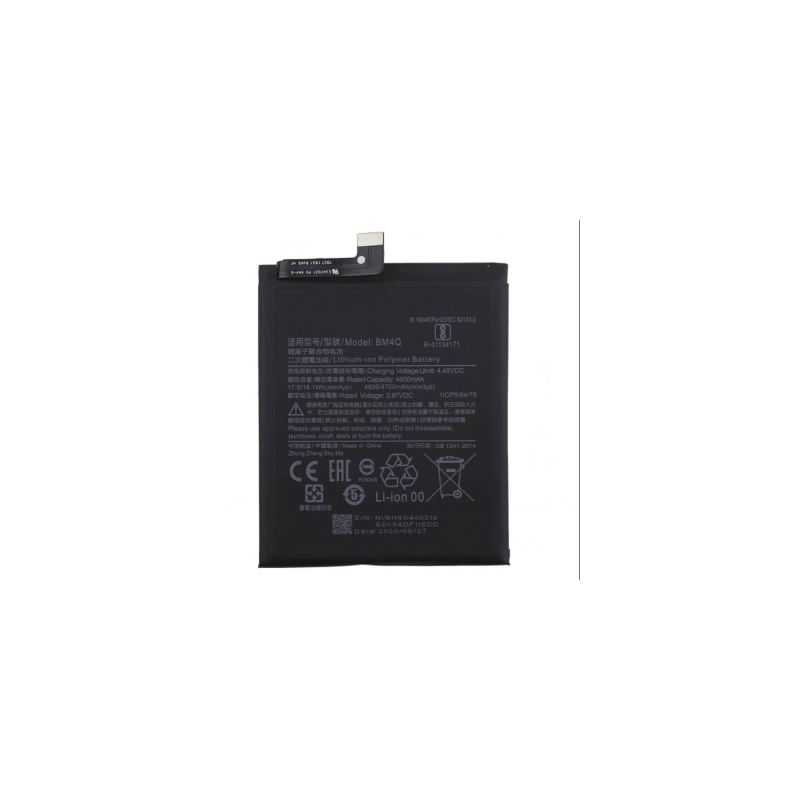 Bateria compatible para Xiaomi Redmi K30 Pro / Poco F2 Pro (4700 mAh, BM4Q)