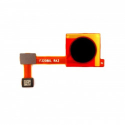 Botón de lector de huellas negro para Xiaomi Mi A2 M1804D2SG/Mi 6X