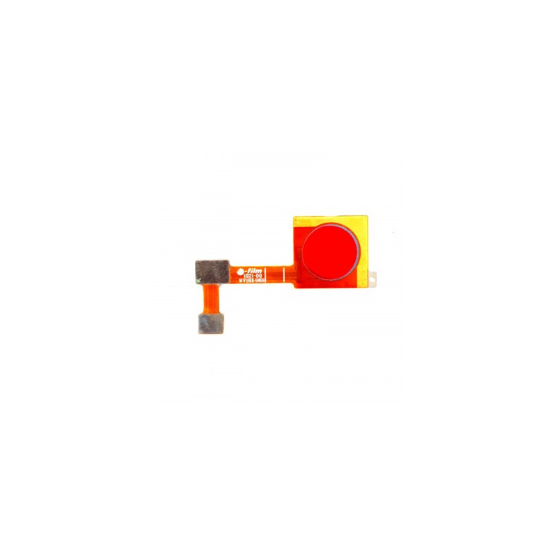 Botón de lector de huellas roja para Xiaomi Mi A2 M1804D2SG/Mi 6X