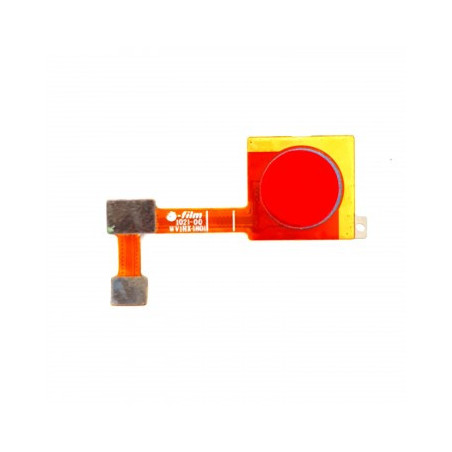 Botón de lector de huellas roja para Xiaomi Mi A2 M1804D2SG/Mi 6X