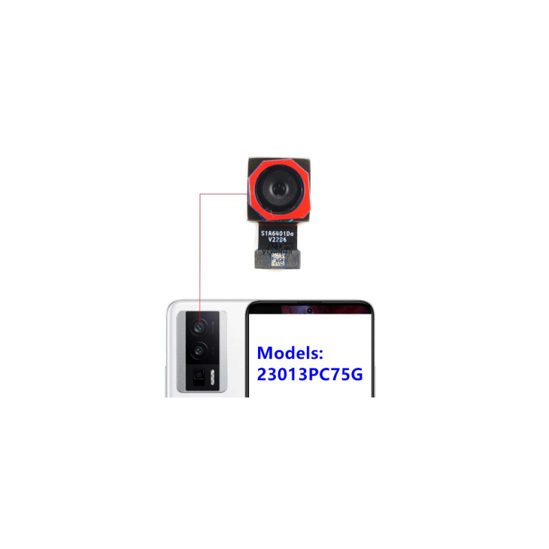 Camara fotos principal trasera compatible para Xiaomi POCO F5 Pro flex S1A6401Da