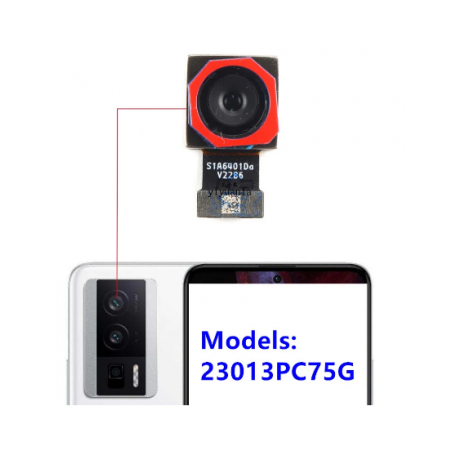 Camara fotos principal trasera compatible para Xiaomi POCO F5 Pro flex S1A6401Da