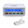 Estación de carga inteligente 5 puertos USB 50 vatios con carga rápida QC 3.0
