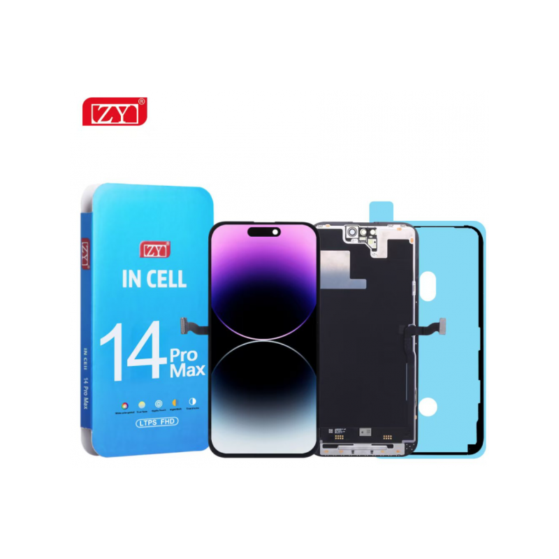 9.1 Pantalla Completa Zy 1080p Calidad Premium COF Para Iphone 14 Pro Max