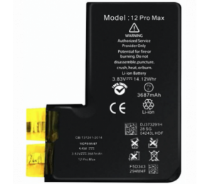 Bateria Litio Sin Flex Ni Chip Para iPhone 12 Pro Max De 3687mAh (Calidad Premium)