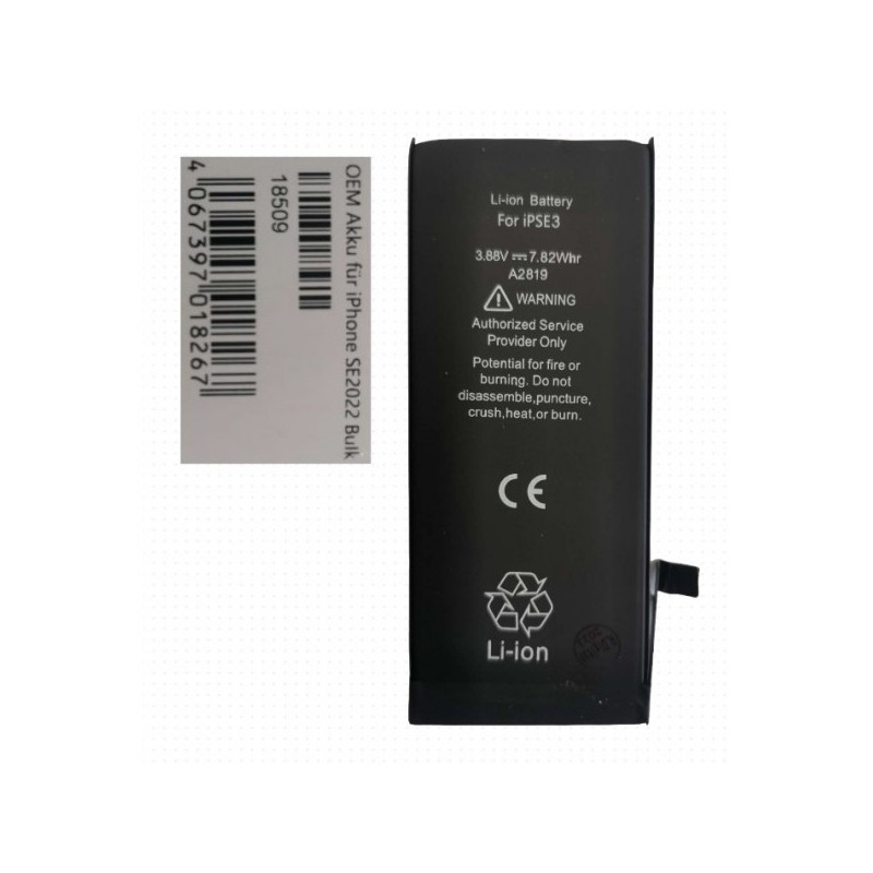 Bateria Para Apple IPhone SE 2022 / SE3 / SE (Chip Original) (APN 616-00107) 3 Meses De Garantía