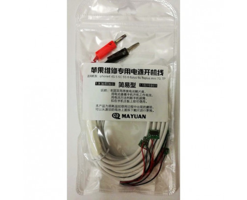 Cable Power con Conector de Bateria MAYUAN para Encender iphone 4G 4S 5G 5C 5S 6G 6PLUS 6S 6SPLUS 7G 7PLUS